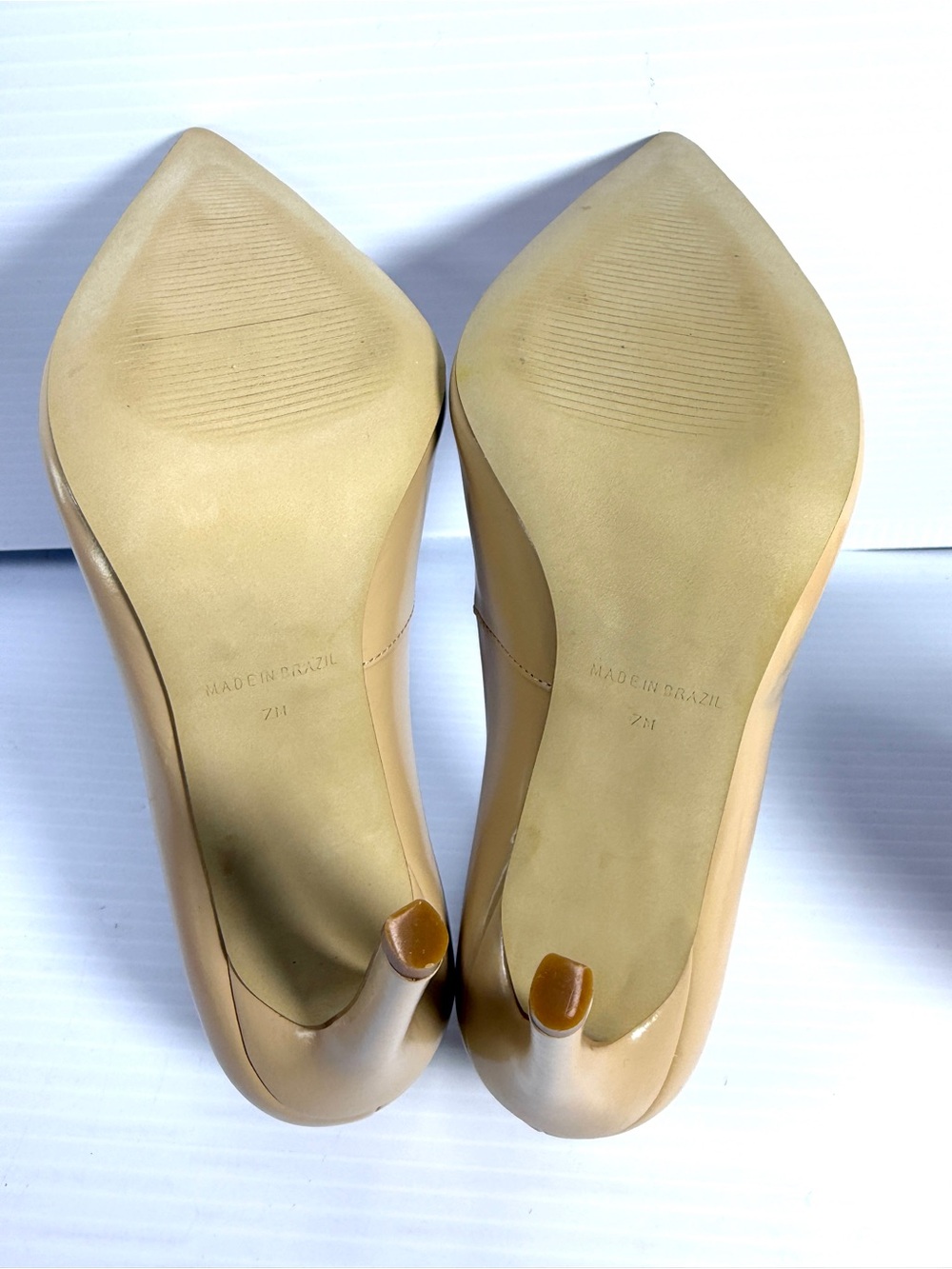 Steve Madden& Mix 6  Beige, Pink Red Pointed Toe Pumps - Picture 12 of 16